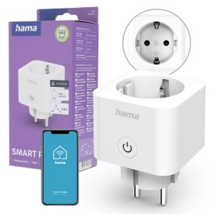 Steckdose Inteligenta Hama WLAN, 3680W, alba, cu masurare consum