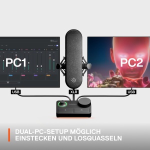 SteelSeries Alias Pro Kit XLR Microfon cu Mixer RGB pentru Gaming si Streaming - Img 7