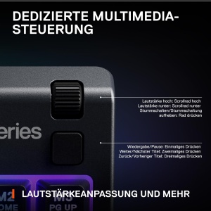SteelSeries Apex 3 TKL - Tastatura RGB pentru jocuri - Factor de forma compact Tenkeyless - Iluminare RGB cu 8 zone - Aspect german (QWERTZ) - Img 6