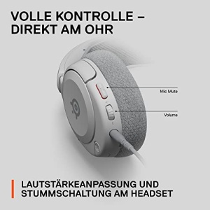 SteelSeries Arctis Nova 1 Gaming Headset Alb Hi-Fi Surround 360deg - Img 12
