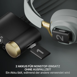 SteelSeries Arctis Nova Elite Wireless Gaming Headset Sage Gold ANC Hi-Res Audio - Img 5