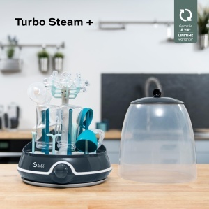 Sterilizator 2-in-1 Babymoov Turbo Plus pentru Biberon, 6 Flaconi, 6 Minute - Img 2