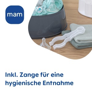 Sterilizator electric pentru biberoane MAM 66969303, capacitate 7 biberoane, BPA-free, gri - Img 6