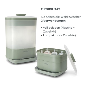 Sterilizator si uscator pentru biberon Nuvita 1088, 99,99 sterilizare, capacitate mare - Img 5