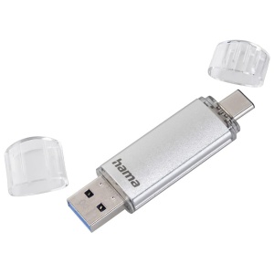 Stick USB Hama C-Laeta 32GB, USB 3.2 Gen 1 Type-C, 40MBs, Argintiu - Img 3