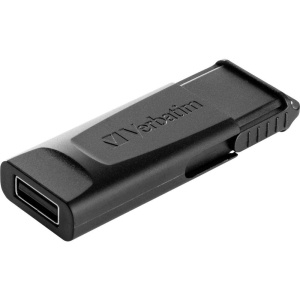 Stick USB Verbatim Slider 128 GB, USB 2.0, mecanism retractabil, negru - Img 5