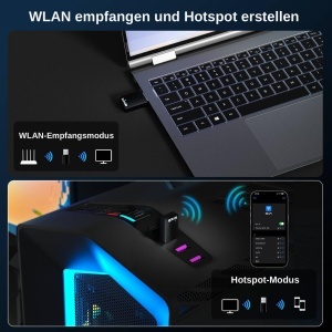 Stick WiFi 6 Tenda U11 AX900, 286 Mbits 2.4GHz, 600 Mbits 5GHz - Img 3