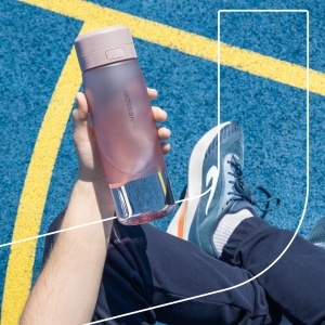 Sticla cu filtru Wessper Tritan 700ml BPA-free Roz Filtru Actitex DISC - Img 6