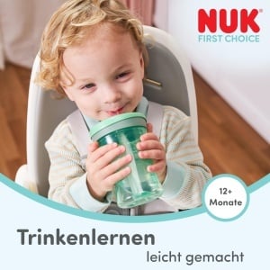 Sticla cu pai NUK First Choice, 230 ml, design Lilo Stitch, pentru copii - Img 2