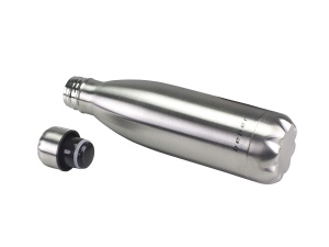 Sticla de apa Beper BI.505, 500ml, inox, argintie, izolata termic - Img 3