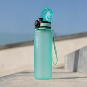 Sticla de apa sport Wessper Active Max, 1L, fara BPA, rezistenta la temperaturi extreme, culoare menta - Img 6