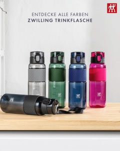 Sticla de Apa ZWILLING 680 ml, Auslaufsicher, Tritan, Albastru - Img 9