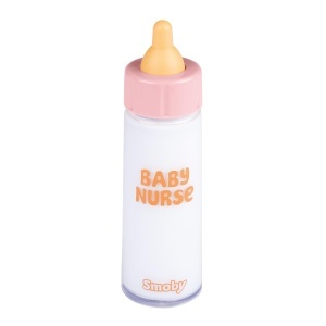 Sticla de Pupa Smoby Baby Nurse cu Efect Magic, 12.5 cm, Accesoriu pentru Jocuri de Rol