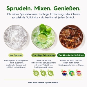 Sticla de sticla SodaStream DUO 1L, 2 bucati, design elegant - Img 5