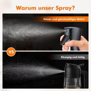 Sticla dozatoare de ulei GRIFEMA 300ml, Borosilikat, 1g pe apasare, Transparenta - Img 4