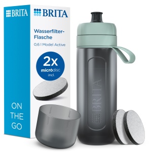 Sticla filtranta BRITA Model Active 600ml, 2x MicroDisc, BPA-free