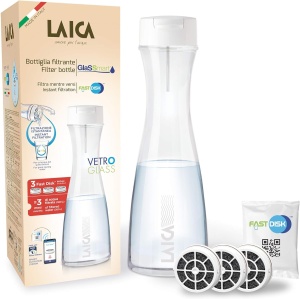 Sticla filtranta Laica Glassmart BK31A 11L Filtrare instantanee AlbTransparent