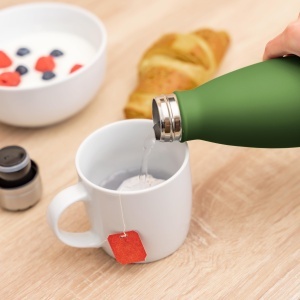 Sticla izolanta din otel inoxidabil Reer 500ml, verde, pentru prepararea hranei pentru bebelusi - Img 2