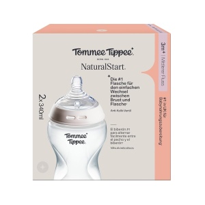 Sticla pentru bebelusi Tommee Tippee Natural Start 340ml, 2 bucati, anti-colici - Img 3