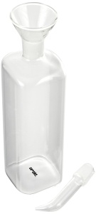 Sticla pentru ulei IBILI Aceitera Cristal Cuadrada 500ml Material rezistent Transparent - Img 3