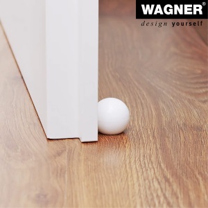Stopper pentru usa WAGNER GOLFBALL, plastic alb, 30 mm, inclusiv montaj - Img 6