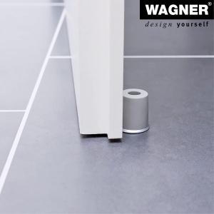 Stopper pentru usa WAGNER VULKANO MIDI, 35mm, inox, gri - Img 7