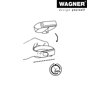 Stopper pentru usi WAGNER CLEAR, transparent, autoadeziv, 45 x 39 x 16 mm - Img 4