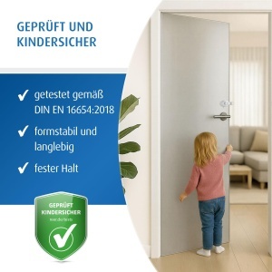Stopper usa reer cu functie de dezactivare, protectie pentru degete, montare usoara - Img 7