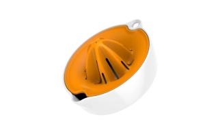 Storcator de citrice Fiskars Functional Form 1016125, 11.9 cm, albportocaliu, plastic - Img 5