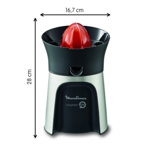 Storcator de citrice Moulinex Vitapress PC603D10, 100W, inoxnegru, 3 preskeguri - Img 7