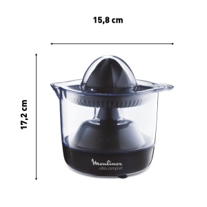 Storcator electric Moulinex PC1208 Ultra Compact Volum de 450 ml Storcator de portocale si storcator de citrice cu 2 directii de rotatie Pornireoprire - Img 7