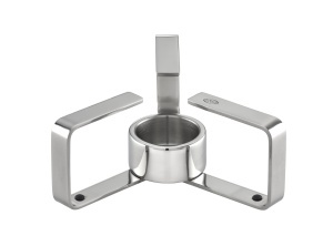 Stovchen Rosle 21020 din inox 1810, cu suport pentru lumanari de 39 mm