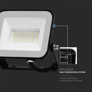 Stralucitor LED V-TAC 20W Alb - 1620 Lumen, IP65, pentru Exterior - Img 6