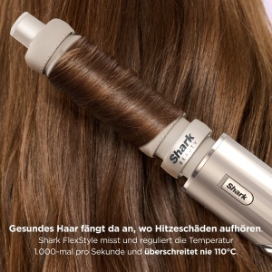 Styler pentru par Shark FlexStyle HD446SLEU, 1400W, 5-in-1, culoare champanie - Img 4