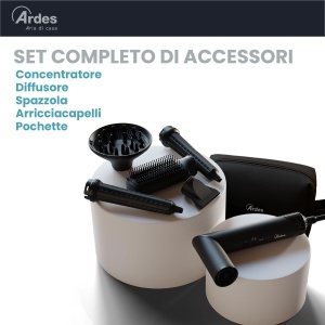 Styler si Uscator de Par ARDES ESTYLIA ARPHON03, 1500W, 110.000 RPM, 5-in-1 - Img 4