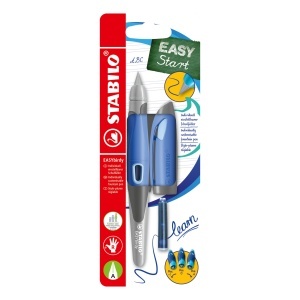 Stylou ergonomic STABILO EASYbirdy Pastel pentru dreptaci, cu zona de prindere antiderapanta