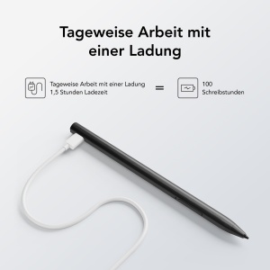 Stylus digital TCL T-Pen pentru NXTPAPER 1411 Plus 4096 niveluri presiune Negru - Img 3