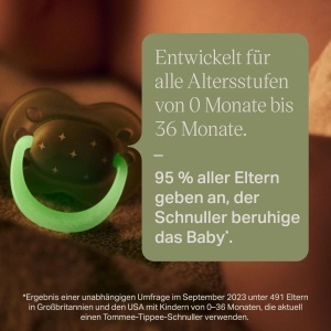 Suce de noapte Tommee Tippee NightGlow, 18-36 luni, 4 buc, BPA-free - Img 5