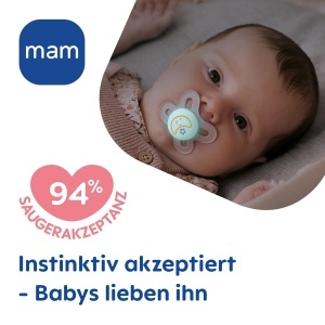 Sucea pentru bebelusi MAM Original Start Night, 0-2 luni, 2 buc, silicon SkinSoft - Img 4