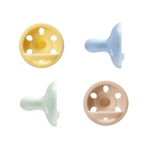 Sucitor cu silicon Tommee Tippee, 0-6 luni, 4 bucati, design brustahnlich, usor