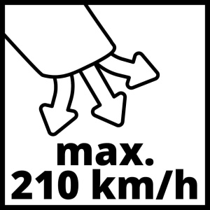 Suflanta de frunze fara fir Einhell GC-CL 18 Li E Kit Power X-Change (18 V, viteza a aerului de 210 km/h, control al vitezei, prindere moale, incl. 1x baterie de 2,0 Ah si incarcator) - Img 9