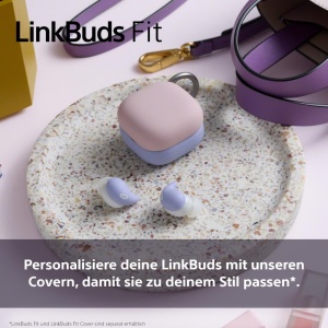 Suport Air Fitting pentru Casti Audio Sony LinkBuds Fit, Aschblau - Img 2