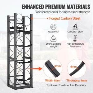 Suport cilindri VEVOR 1279 x 1299 x 4712 inch otel carbon capacitate 30 lbs - Img 3