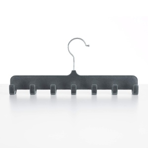 Suport curele Rayen Capacitate 14 curele Culoare gri inchis Dimensiuni 31.5x1.4x4.5 cm - Img 3