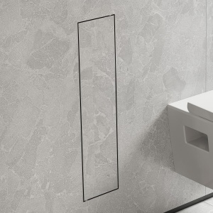 Suport de perete pentru periuta de dinti hansgrohe XtraStoris Rock, inox, cu usa beflisabila - Img 7