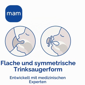 Suport de supt MAM Air 16 luni, set de 2, culoare rozcrem - Img 2