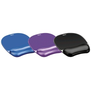 Suport ergonomic Fellowes Crystals Gel cu mousepad violet - Img 8