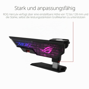 Suport Grafica ASUS ROG Herculx, Ajustabil 72-128mm, ARGB-Ready - Img 3