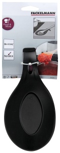 Suport linguri Fackelmann din silicon 23x115 cm rosu sau negru lavabil in masina de spalat vase - Img 5