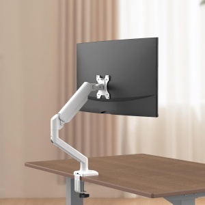 Suport Monitor GRIFEMA, pentru ecrane de 13-32 inch, ajustabil, alb - Img 2